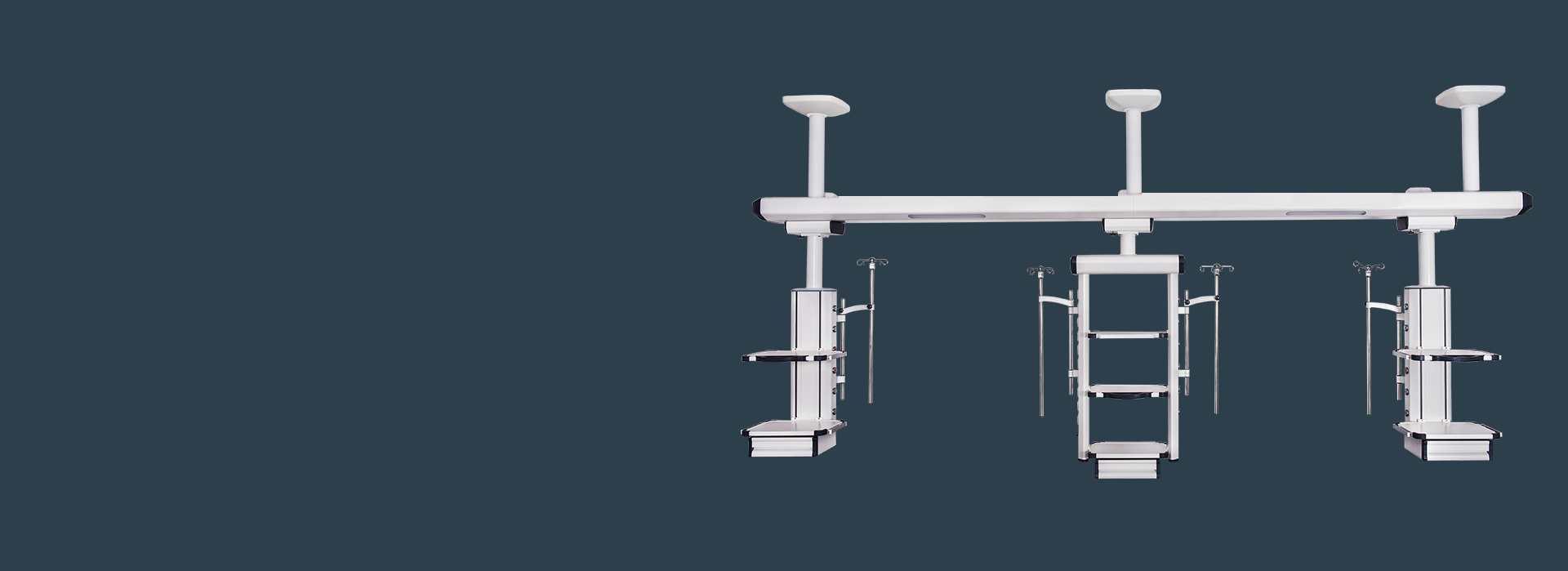 干湿分离吊桥两床共用